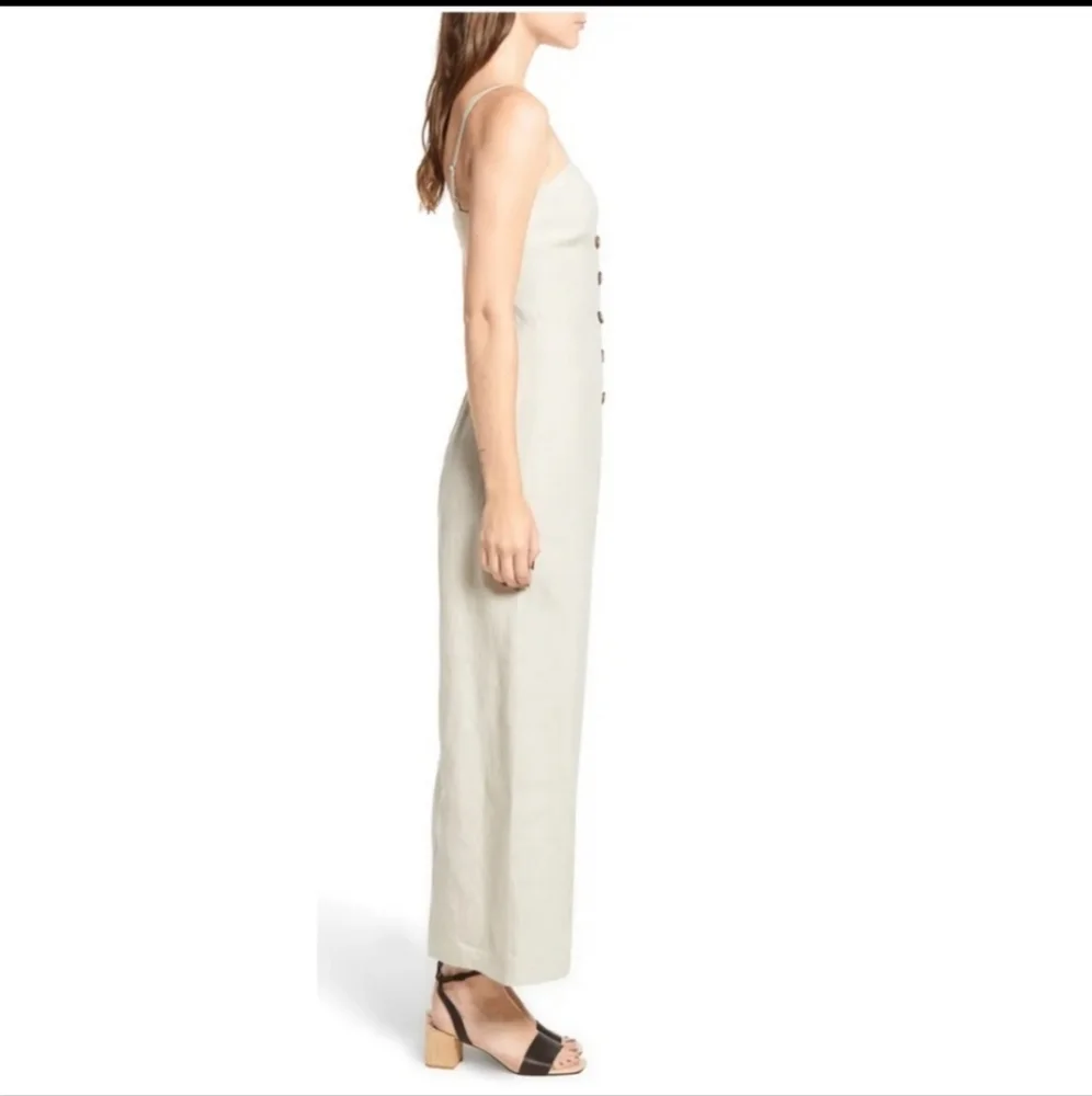 Reformation Torta Linen Jumpsuit